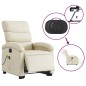 vidaXL Massagesessel mit Aufstehhilfe Elektrisch Creme Kunstleder vidaXL Massagesessel mit Aufstehhilfe Elektrisch Creme Kunstleder