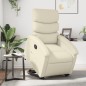 vidaXL Relaxsessel mit Aufstehhilfe Elektrisch Creme Kunstleder vidaXL Relaxsessel mit Aufstehhilfe Elektrisch Creme Kunstleder