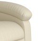vidaXL Relaxsessel mit Aufstehhilfe Elektrisch Creme Kunstleder vidaXL Relaxsessel mit Aufstehhilfe Elektrisch Creme Kunstleder