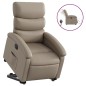 vidaXL Relaxsessel mit Aufstehhilfe Elektrisch Cappuccino Kunstleder vidaXL Relaxsessel mit Aufstehhilfe Elektrisch Cappuccino Kunstleder