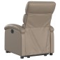 vidaXL Relaxsessel mit Aufstehhilfe Elektrisch Cappuccino Kunstleder vidaXL Relaxsessel mit Aufstehhilfe Elektrisch Cappuccino Kunstleder