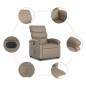 vidaXL Relaxsessel mit Aufstehhilfe Elektrisch Cappuccino Kunstleder vidaXL Relaxsessel mit Aufstehhilfe Elektrisch Cappuccino Kunstleder