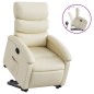 vidaXL Relaxsessel mit Aufstehhilfe Creme Kunstleder vidaXL Relaxsessel mit Aufstehhilfe Creme Kunstleder
