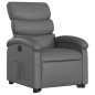 vidaXL Relaxsessel mit Aufstehhilfe Grau Kunstleder vidaXL Relaxsessel mit Aufstehhilfe Grau Kunstleder