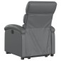 vidaXL Relaxsessel mit Aufstehhilfe Grau Kunstleder vidaXL Relaxsessel mit Aufstehhilfe Grau Kunstleder