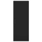 Highboard Schwarz 34,5x34x180 cm Holzwerkstoff Highboard Schwarz 34,5x34x180 cm Holzwerkstoff