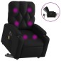 vidaXL Massagesessel mit Aufstehhilfe Elektrisch Schwarz Kunstleder vidaXL Massagesessel mit Aufstehhilfe Elektrisch Schwarz Kunstleder