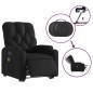 vidaXL Massagesessel mit Aufstehhilfe Elektrisch Schwarz Kunstleder vidaXL Massagesessel mit Aufstehhilfe Elektrisch Schwarz Kunstleder