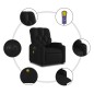 vidaXL Massagesessel mit Aufstehhilfe Elektrisch Schwarz Kunstleder vidaXL Massagesessel mit Aufstehhilfe Elektrisch Schwarz Kunstleder
