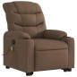 vidaXL Massagesessel mit Aufstehhilfe Braun Stoff vidaXL Massagesessel mit Aufstehhilfe Braun Stoff