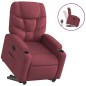 vidaXL Relaxsessel mit Aufstehhilfe Weinrot Stoff vidaXL Relaxsessel mit Aufstehhilfe Weinrot Stoff