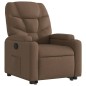 vidaXL Relaxsessel mit Aufstehhilfe Braun Stoff vidaXL Relaxsessel mit Aufstehhilfe Braun Stoff
