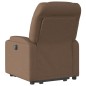 vidaXL Relaxsessel mit Aufstehhilfe Braun Stoff vidaXL Relaxsessel mit Aufstehhilfe Braun Stoff