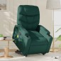 vidaXL Massagesessel mit Aufstehhilfe Dunkelgrün Stoff vidaXL Massagesessel mit Aufstehhilfe Dunkelgrün Stoff