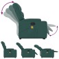 vidaXL Massagesessel mit Aufstehhilfe Dunkelgrün Stoff vidaXL Massagesessel mit Aufstehhilfe Dunkelgrün Stoff