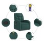 vidaXL Massagesessel mit Aufstehhilfe Dunkelgrün Stoff vidaXL Massagesessel mit Aufstehhilfe Dunkelgrün Stoff