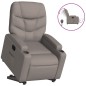 vidaXL Relaxsessel mit Aufstehhilfe Elektrisch Taupe Stoff vidaXL Relaxsessel mit Aufstehhilfe Elektrisch Taupe Stoff