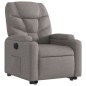 vidaXL Relaxsessel mit Aufstehhilfe Elektrisch Taupe Stoff vidaXL Relaxsessel mit Aufstehhilfe Elektrisch Taupe Stoff