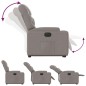 vidaXL Relaxsessel mit Aufstehhilfe Elektrisch Taupe Stoff vidaXL Relaxsessel mit Aufstehhilfe Elektrisch Taupe Stoff