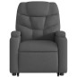 vidaXL Massagesessel mit Aufstehhilfe Dunkelgrau Stoff vidaXL Massagesessel mit Aufstehhilfe Dunkelgrau Stoff