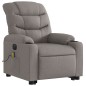 vidaXL Elektrischer Massagesessel mit Aufstehhilfe Taupe Stoff vidaXL Elektrischer Massagesessel mit Aufstehhilfe Taupe Stoff
