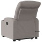 vidaXL Elektrischer Massagesessel mit Aufstehhilfe Taupe Stoff vidaXL Elektrischer Massagesessel mit Aufstehhilfe Taupe Stoff