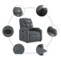 vidaXL Relaxsessel mit Aufstehhilfe Grau Kunstleder vidaXL Relaxsessel mit Aufstehhilfe Grau Kunstleder