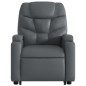 vidaXL Relaxsessel mit Aufstehhilfe Grau Kunstleder vidaXL Relaxsessel mit Aufstehhilfe Grau Kunstleder