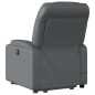 vidaXL Massagesessel mit Aufstehhilfe Grau Kunstleder vidaXL Massagesessel mit Aufstehhilfe Grau Kunstleder