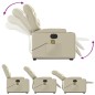 vidaXL Massagesessel mit Aufstehhilfe Elektrisch Creme Kunstleder vidaXL Massagesessel mit Aufstehhilfe Elektrisch Creme Kunstleder
