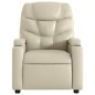 vidaXL Massagesessel mit Aufstehhilfe Elektrisch Creme Kunstleder vidaXL Massagesessel mit Aufstehhilfe Elektrisch Creme Kunstleder