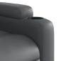 vidaXL Massagesessel mit Aufstehhilfe Elektrisch Grau Kunstleder vidaXL Massagesessel mit Aufstehhilfe Elektrisch Grau Kunstleder