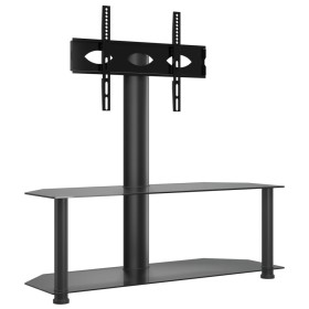 vidaXL TV-Eckregal mit 2 Ablagen für 32-70 Zoll Schwarz