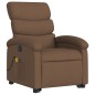 vidaXL Massagesessel mit Aufstehhilfe Braun Stoff vidaXL Massagesessel mit Aufstehhilfe Braun Stoff