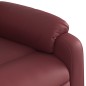 vidaXL Relaxsessel mit Aufstehhilfe Elektrisch Weinrot Kunstleder vidaXL Relaxsessel mit Aufstehhilfe Elektrisch Weinrot Kunstleder