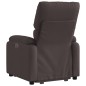 vidaXL Relaxsessel mit Aufstehhilfe Dunkelbraun Stoff vidaXL Relaxsessel mit Aufstehhilfe Dunkelbraun Stoff