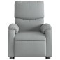 vidaXL Massagesessel mit Aufstehhilfe Hellgrau Stoff vidaXL Massagesessel mit Aufstehhilfe Hellgrau Stoff