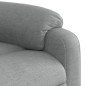 vidaXL Massagesessel mit Aufstehhilfe Hellgrau Stoff vidaXL Massagesessel mit Aufstehhilfe Hellgrau Stoff