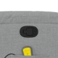 vidaXL Massagesessel mit Aufstehhilfe Hellgrau Stoff vidaXL Massagesessel mit Aufstehhilfe Hellgrau Stoff