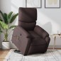 vidaXL Massagesessel mit Aufstehhilfe Dunkelbraun Stoff vidaXL Massagesessel mit Aufstehhilfe Dunkelbraun Stoff