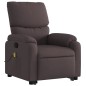 vidaXL Massagesessel mit Aufstehhilfe Dunkelbraun Stoff vidaXL Massagesessel mit Aufstehhilfe Dunkelbraun Stoff