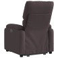 vidaXL Massagesessel mit Aufstehhilfe Dunkelbraun Stoff vidaXL Massagesessel mit Aufstehhilfe Dunkelbraun Stoff
