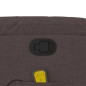 vidaXL Massagesessel mit Aufstehhilfe Dunkelbraun Stoff vidaXL Massagesessel mit Aufstehhilfe Dunkelbraun Stoff