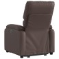 vidaXL Relaxsessel mit Aufstehhilfe Braun Kunstleder vidaXL Relaxsessel mit Aufstehhilfe Braun Kunstleder