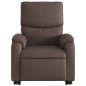vidaXL Relaxsessel mit Aufstehhilfe Braun Kunstleder vidaXL Relaxsessel mit Aufstehhilfe Braun Kunstleder