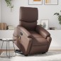 vidaXL Massagesessel mit Aufstehhilfe Braun Kunstleder vidaXL Massagesessel mit Aufstehhilfe Braun Kunstleder