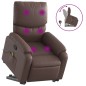 vidaXL Massagesessel mit Aufstehhilfe Braun Kunstleder vidaXL Massagesessel mit Aufstehhilfe Braun Kunstleder