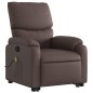 vidaXL Massagesessel mit Aufstehhilfe Braun Kunstleder vidaXL Massagesessel mit Aufstehhilfe Braun Kunstleder