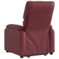 vidaXL Massagesessel mit Aufstehhilfe Weinrot Kunstleder vidaXL Massagesessel mit Aufstehhilfe Weinrot Kunstleder