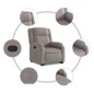 vidaXL Relaxsessel mit Aufstehhilfe Taupe Stoff vidaXL Relaxsessel mit Aufstehhilfe Taupe Stoff
